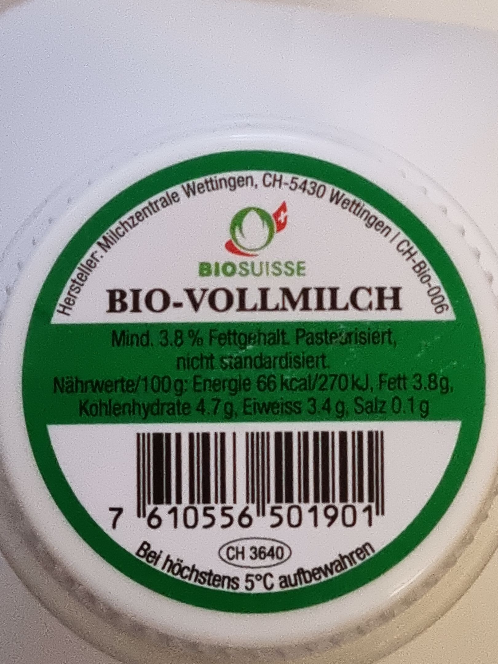 Bio Milch Knospe